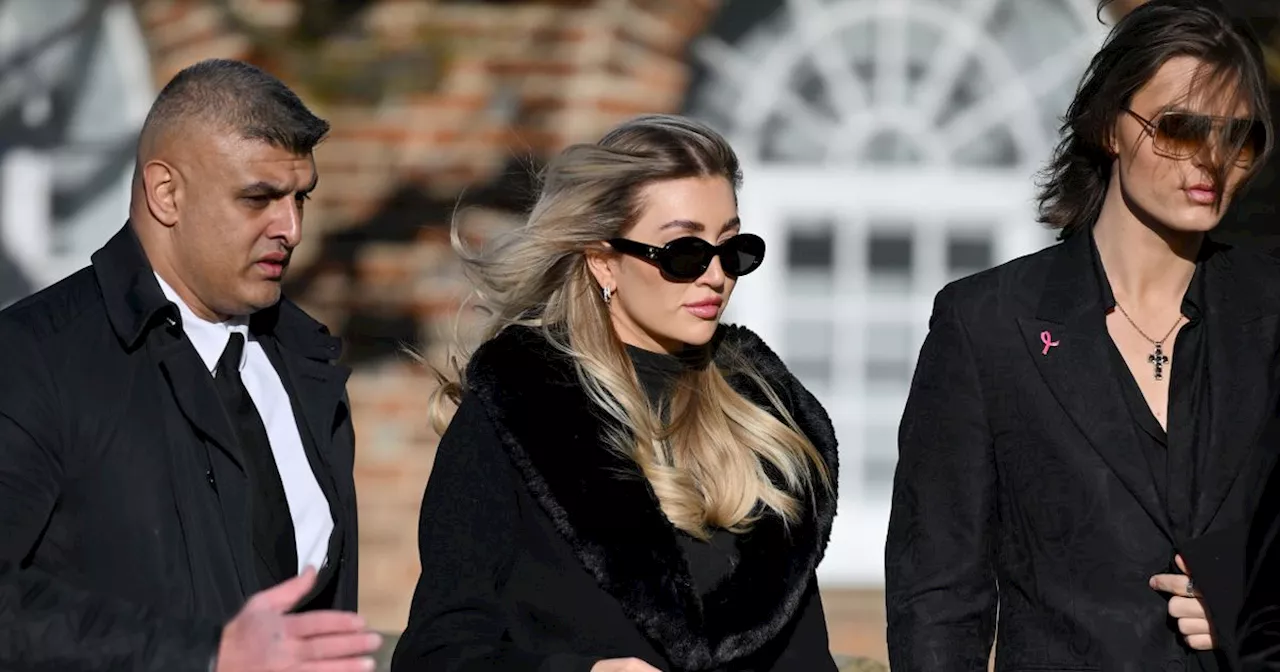 Liam Payne's girlfriend Kate Cassidy among stars seen arriving at his funeral