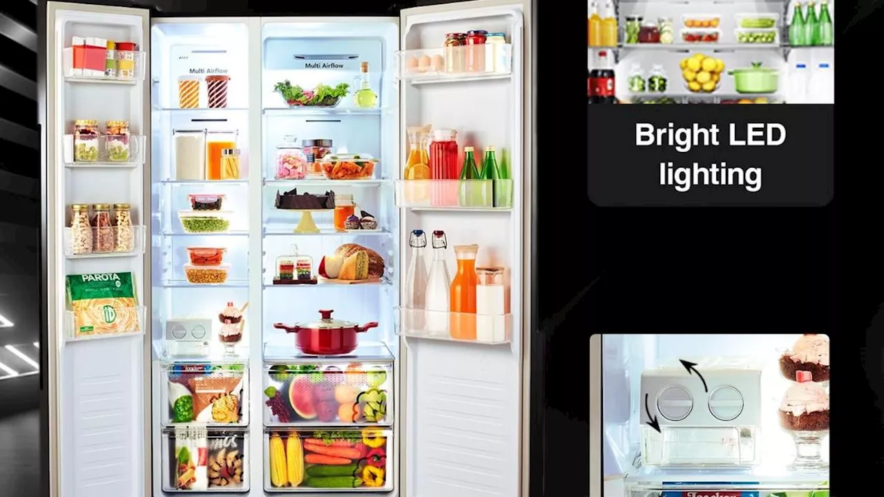 खाना रहेगा सुपर फ्रेश! Best Side By Side Refrigerators सब्जियां रखेंगे मार्केट जैसी ताजी