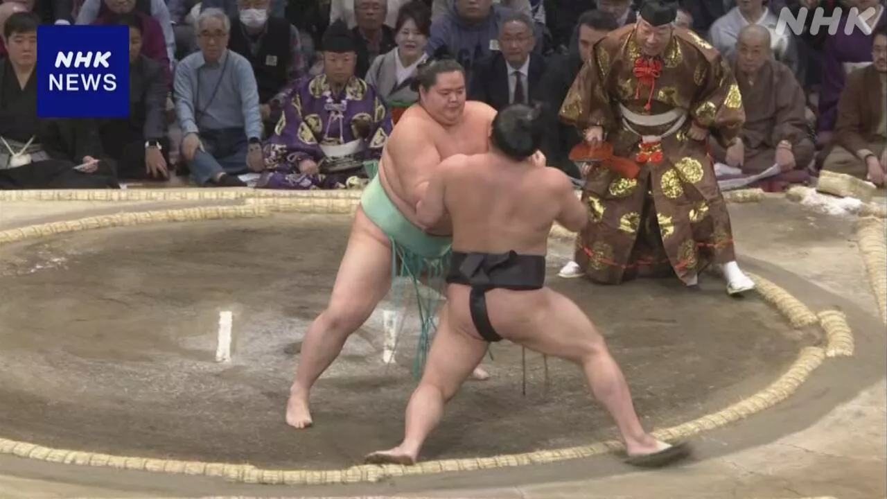 大相撲九州場所 11日目 琴櫻 豊昇龍 隆の勝 いずれも1敗守る