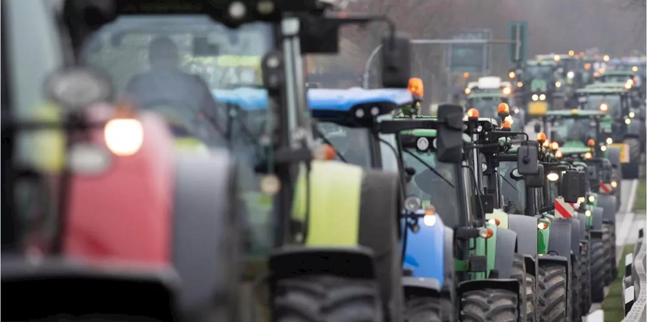 Riesige Traktor-Demo rollt ab heute quer durch Mittelfranken