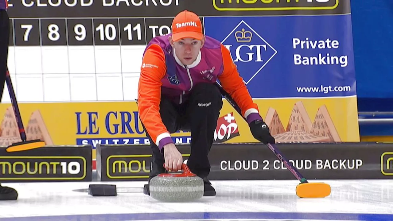 Curlingmannen verliezen op EK ook van Zweden, kraker tegen Oostenrijk volgt