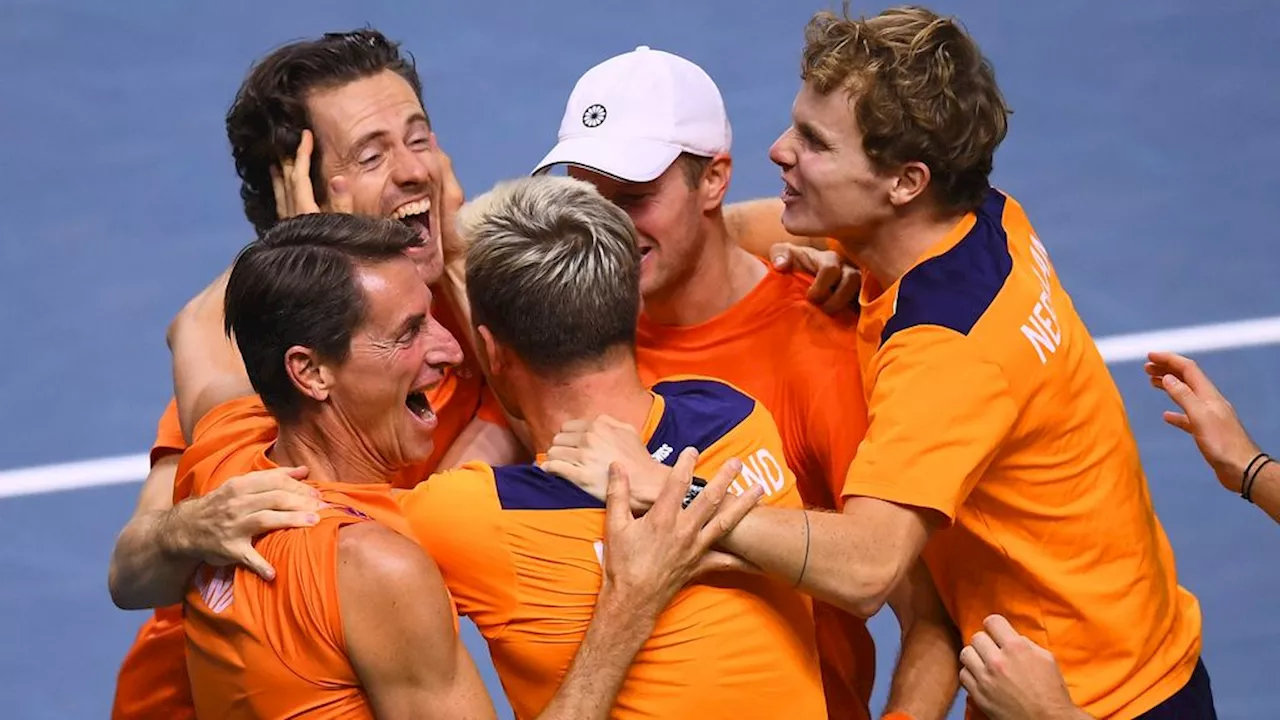 Oranje-tennissers stralen na Davis Cup-stunt: 'Willen écht in finale komen'