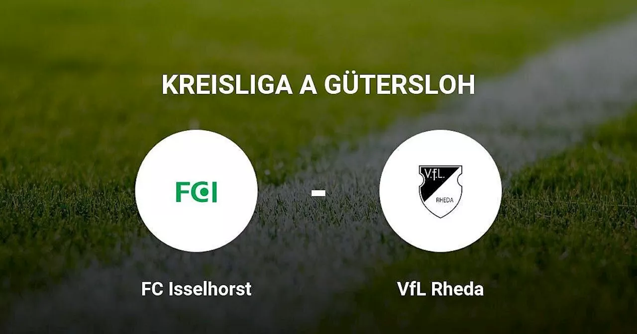 VfL Rheda setzt sich knapp durch gegen FC Isselhorst