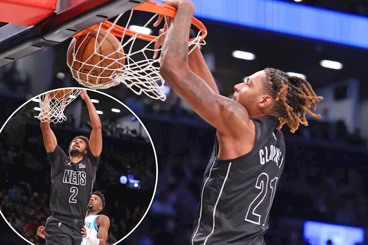 Cam Johnson goes off for 34 points as shorthanded Nets pull out tight win over Hornets