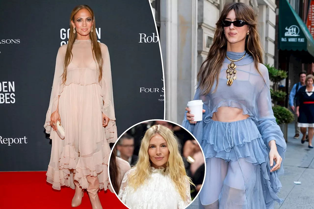 Chloé Crazy: Sienna Miller and Jennifer Lopez favor the French brand