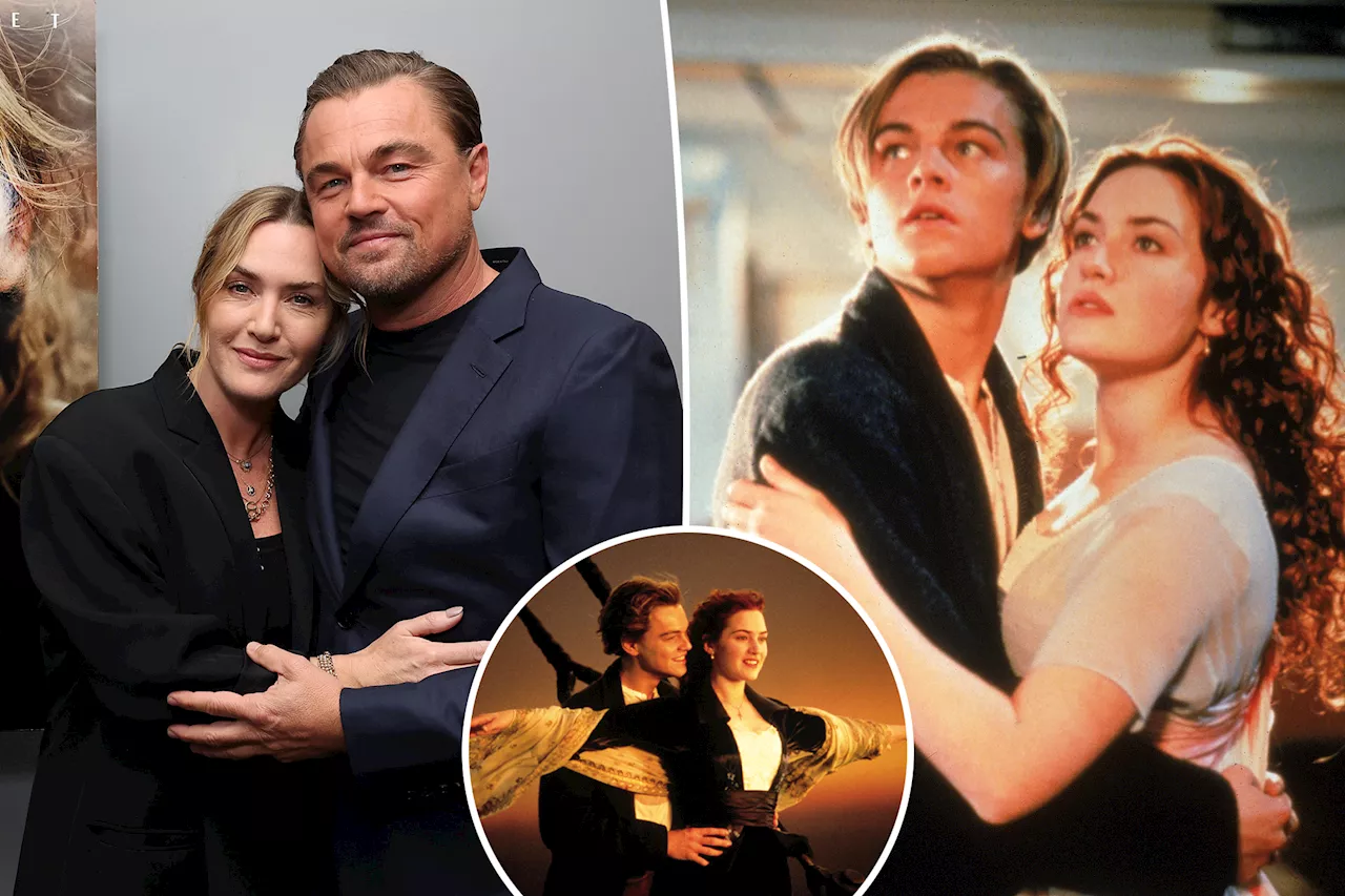 Leonardo DiCaprio and Kate Winslet kiss as they reunite 27 years after 'Titanic': 'My dear friend'