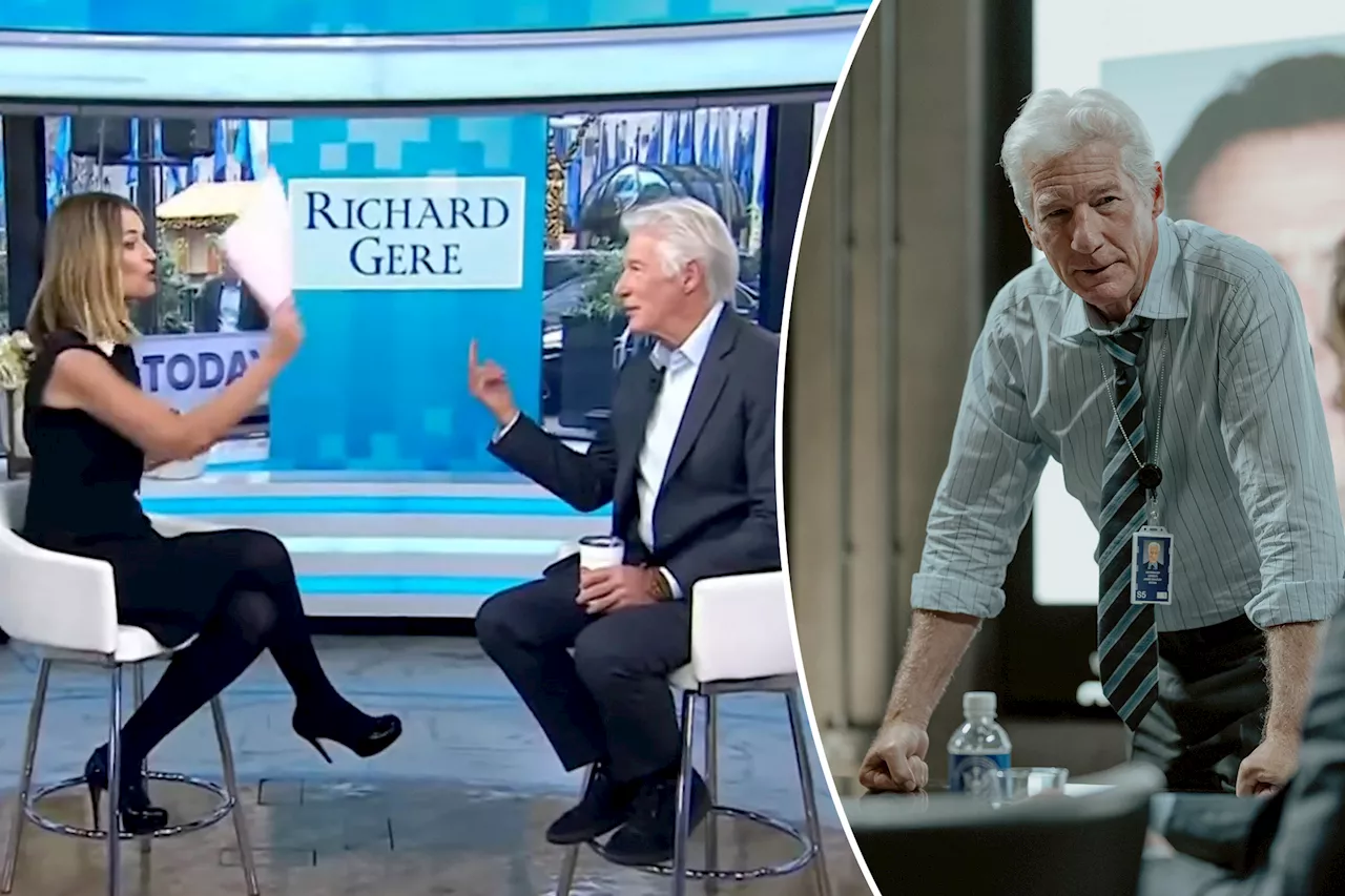 Richard Gere scolded by Savannah Guthrie after he gives her the middle finger on 'Today' show