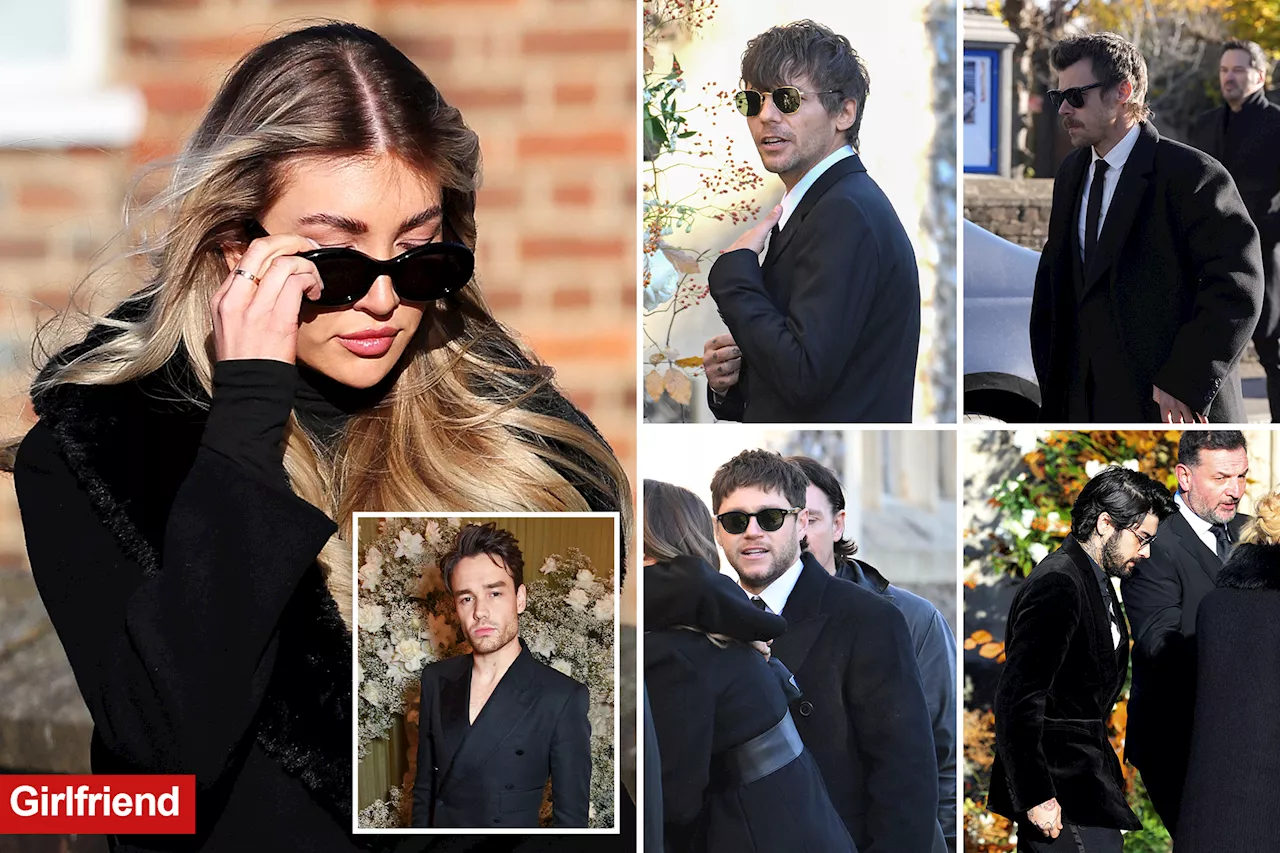 Sobbing Harry Styles and One Direction members among first mourners to arrive at Liam Payne's funeral