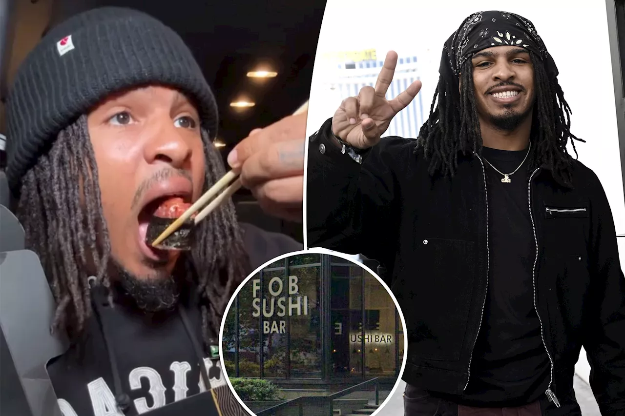 Sushi chain shutters after fans spot something fishy in viral influencer Keith Lee's review