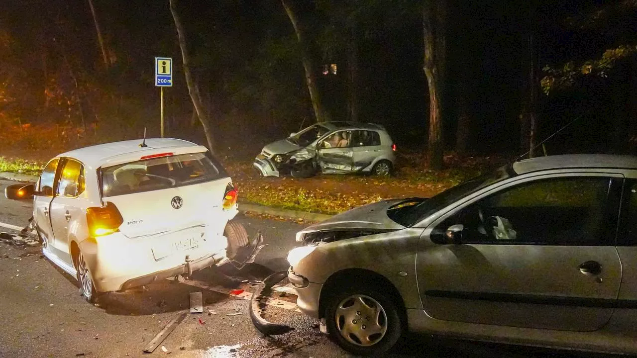 112-nieuws: drie auto's botsen in Geldrop • fikse file op N270