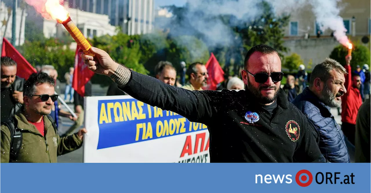 Streik und Großdemo: Teuerung treibt Griechen auf die Straße