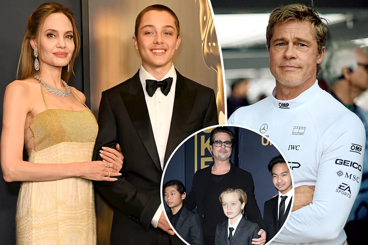  Brad Pitt thinks Angelina Jolie brought son Knox to Governors Awards to 'push his buttons'