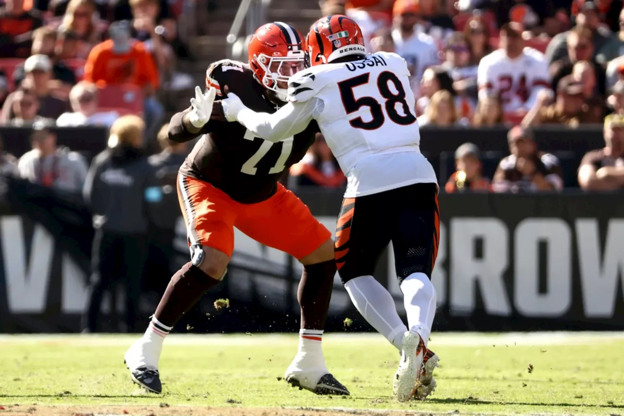 Cleveland Browns lose top two left tackles before clash with Steelers' top pass rush