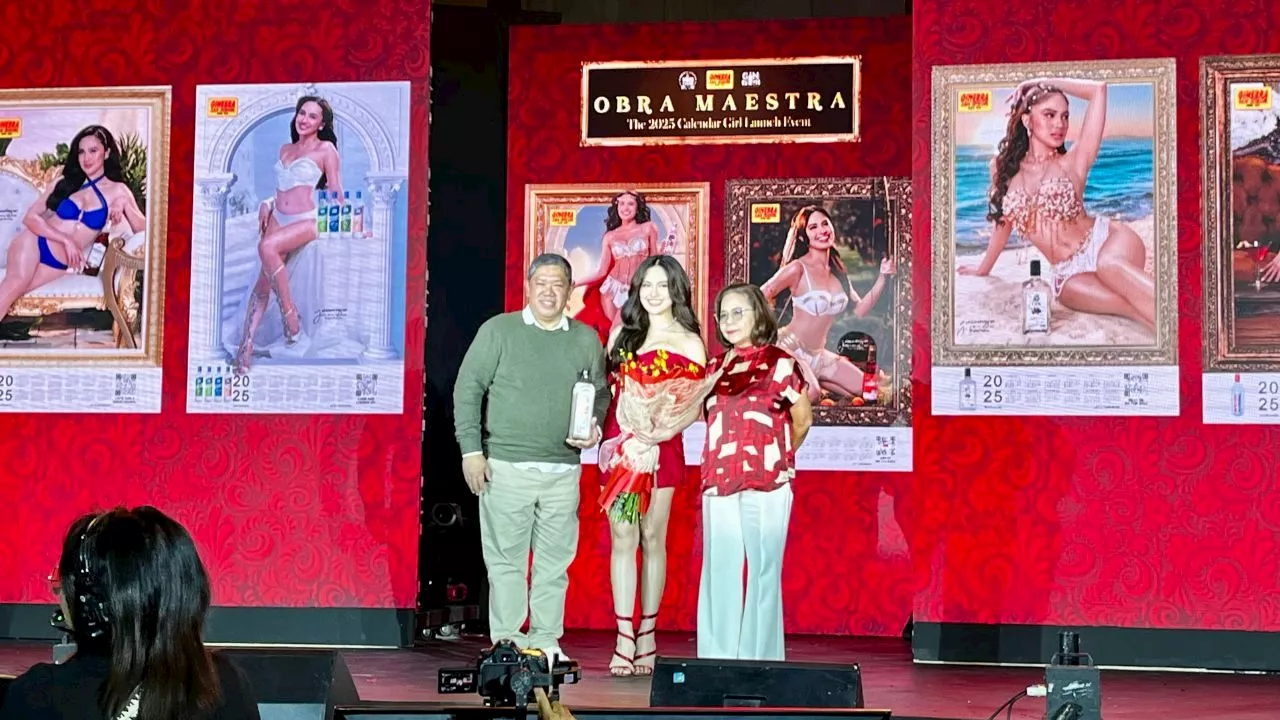 Ginebra San Miguel’s ‘Obra Maestra’ 2025 calendar comes to life with Julie Ann San Jose