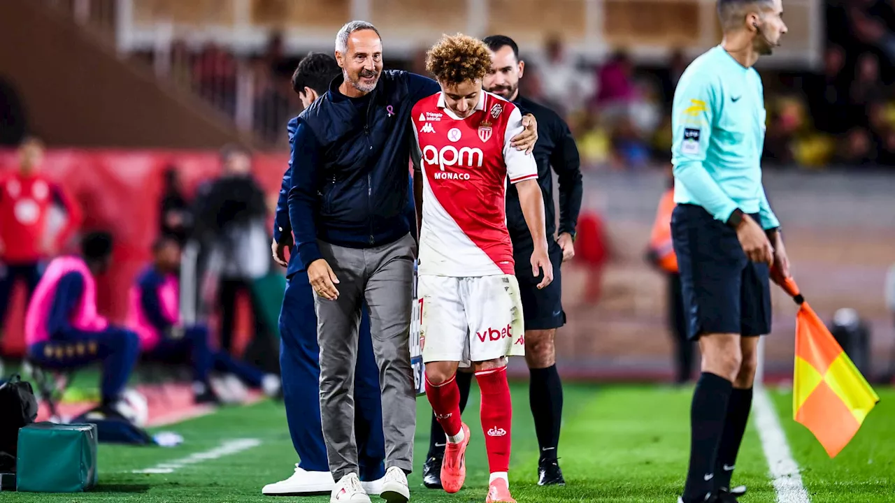 Monaco: les beaux compliments de Hütter pour ses pépites Ben Seghir et Akliouche