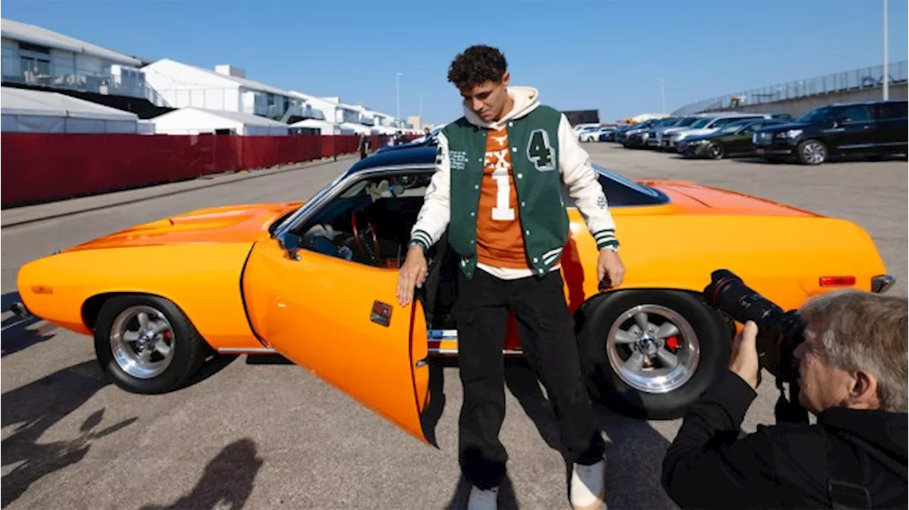 F1 Star Lando Norris Signed This Plymouth Barracuda Restomod—and Now It Can Be Yours