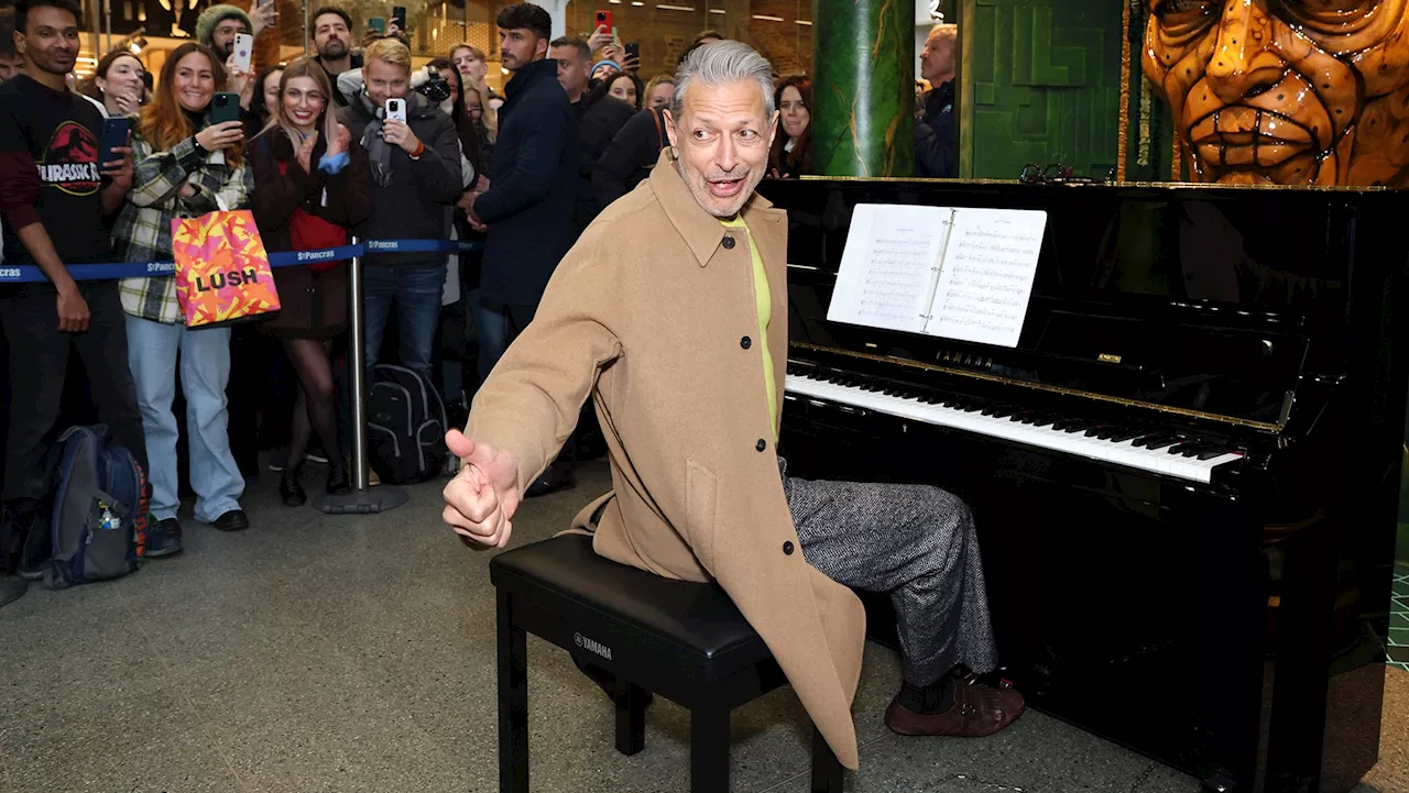 Watch Jeff Goldblum Play a ‘Wicked’ Piano Tune in London Train Station