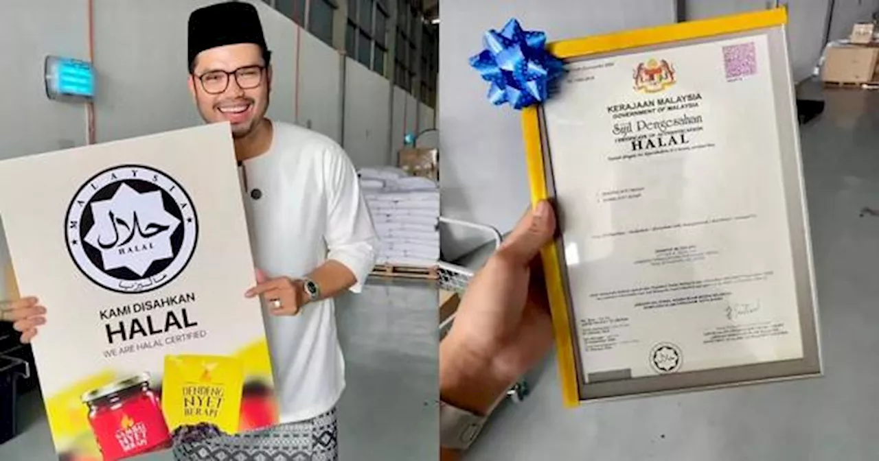 Dendeng & Sambal Nyet Berapi Milik Khairul Aming Kini Disahkan Halal Oleh JAKIM