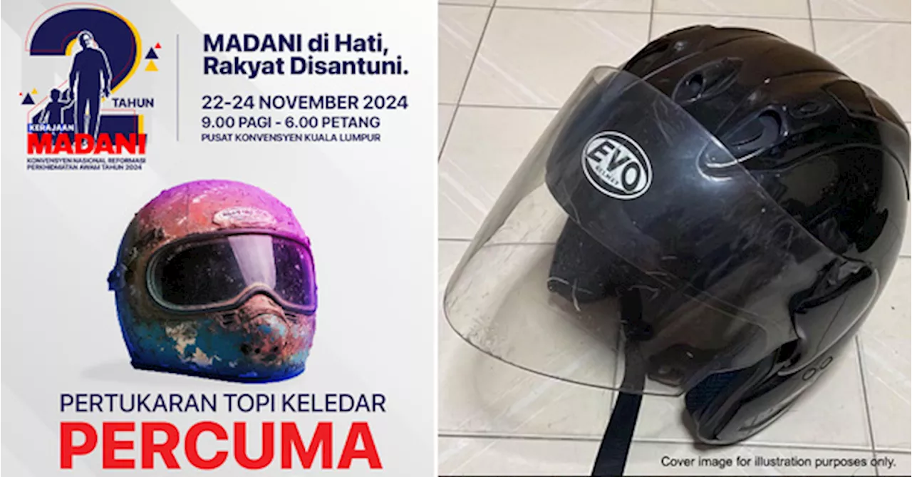 Exchange Your Damaged Or Old Helmet For Free At KLCC From 22 To 24 November