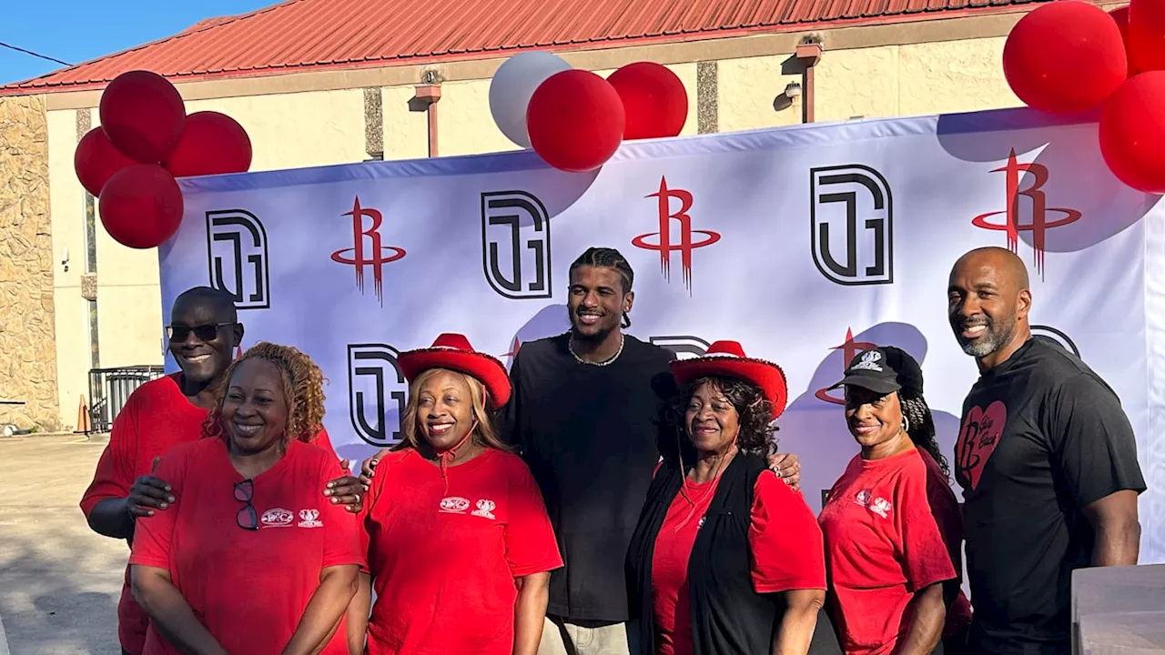 Rockets' Jalen Green Continues to Give Back to Houston Community