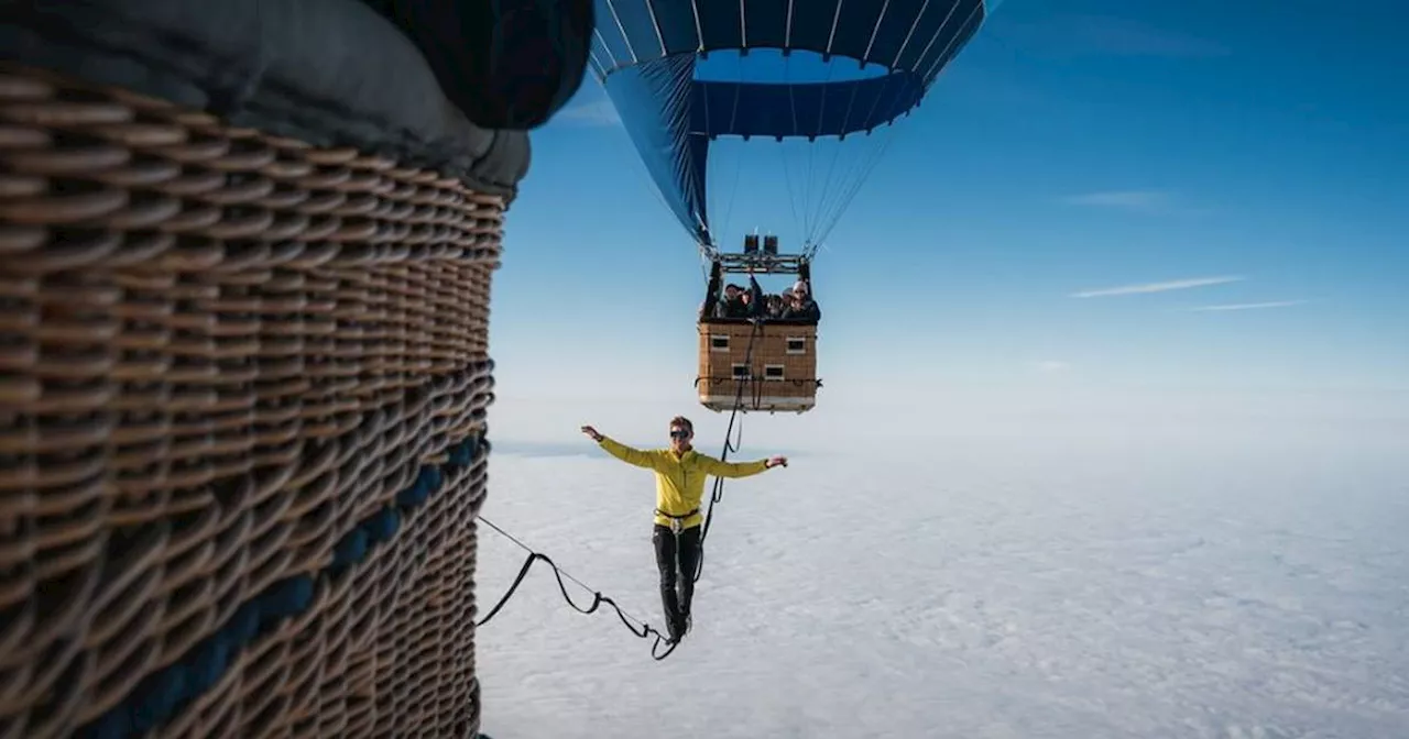 Irrer Slackline-Rekord in 2500 Metern: 'Die krasseste Challenge'