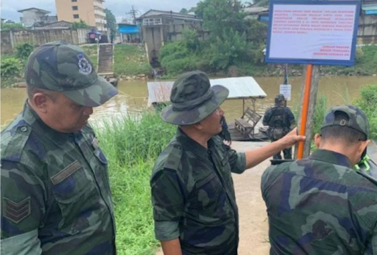 GOF puts up warning signs at illegal crossings along Sg Golok