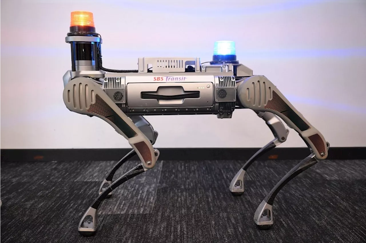 Robotic dog, intelligent security platform on display at SBS Transit’s security symposium