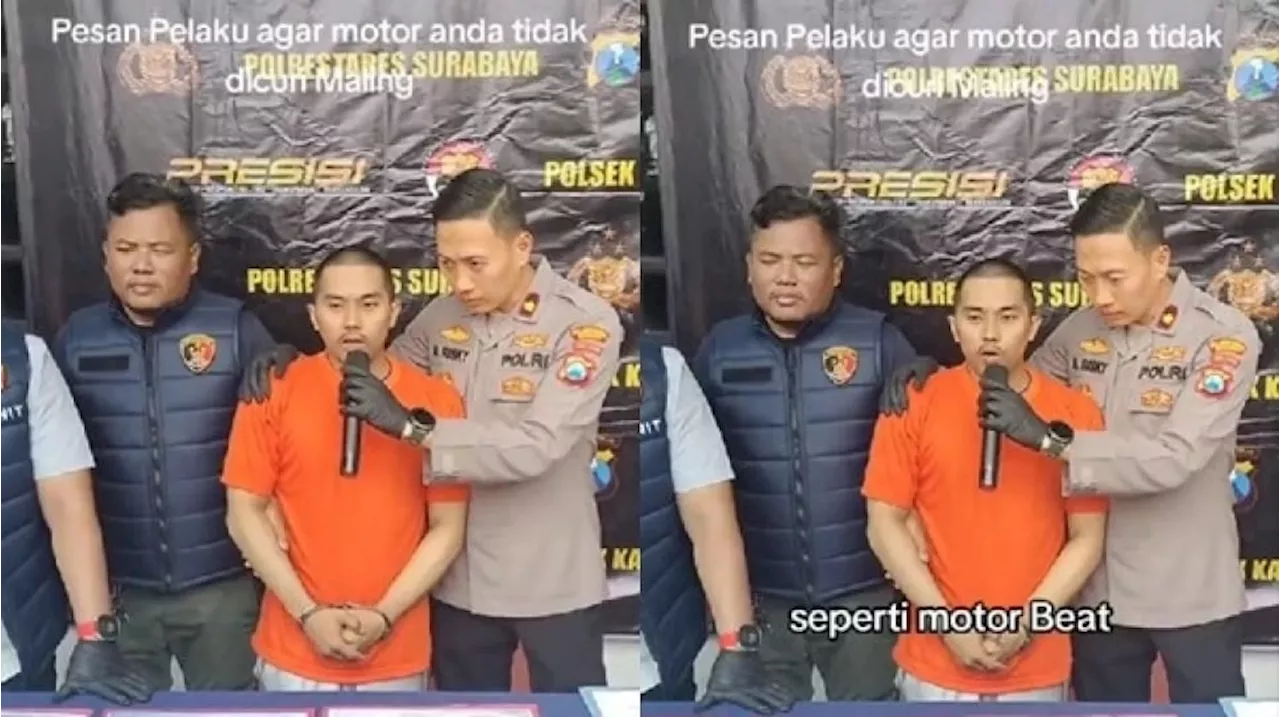 Dihadapan Polisi, Maling Motor Beri Tips Agar Honda BeAT, Vario, dan Scoopy Tak Mudah Dicuri