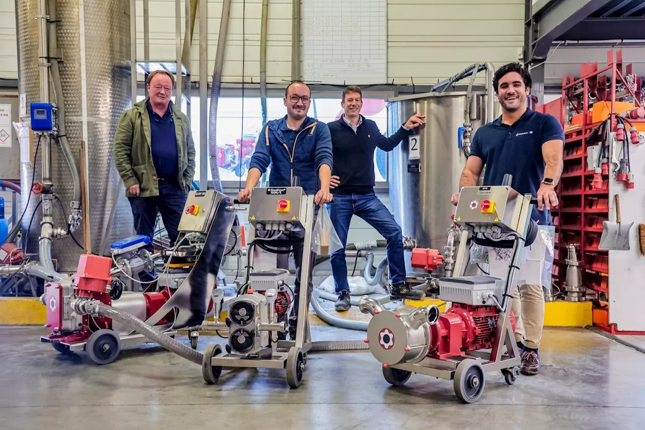 Salon Vinitech-Sifel à Bordeaux : Cazaux, le roi des pompes dans les chais