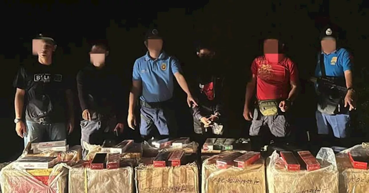 1 arrested, P855,000 smuggled cigarettes seized