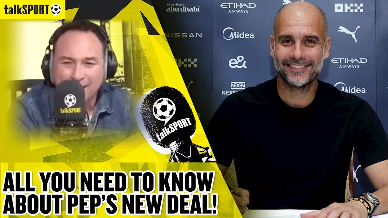 Jason Cundy and Jamie O'Hara REACT to Pep Guardiola's Manchester City contract extension