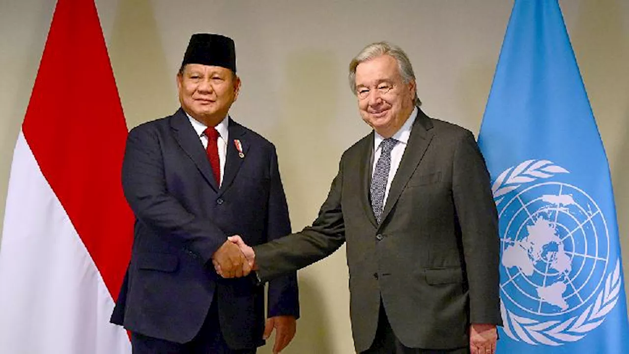 Poin-poin Hasil Pertemuan Prabowo dan Sekjen PBB Antonio Guterres