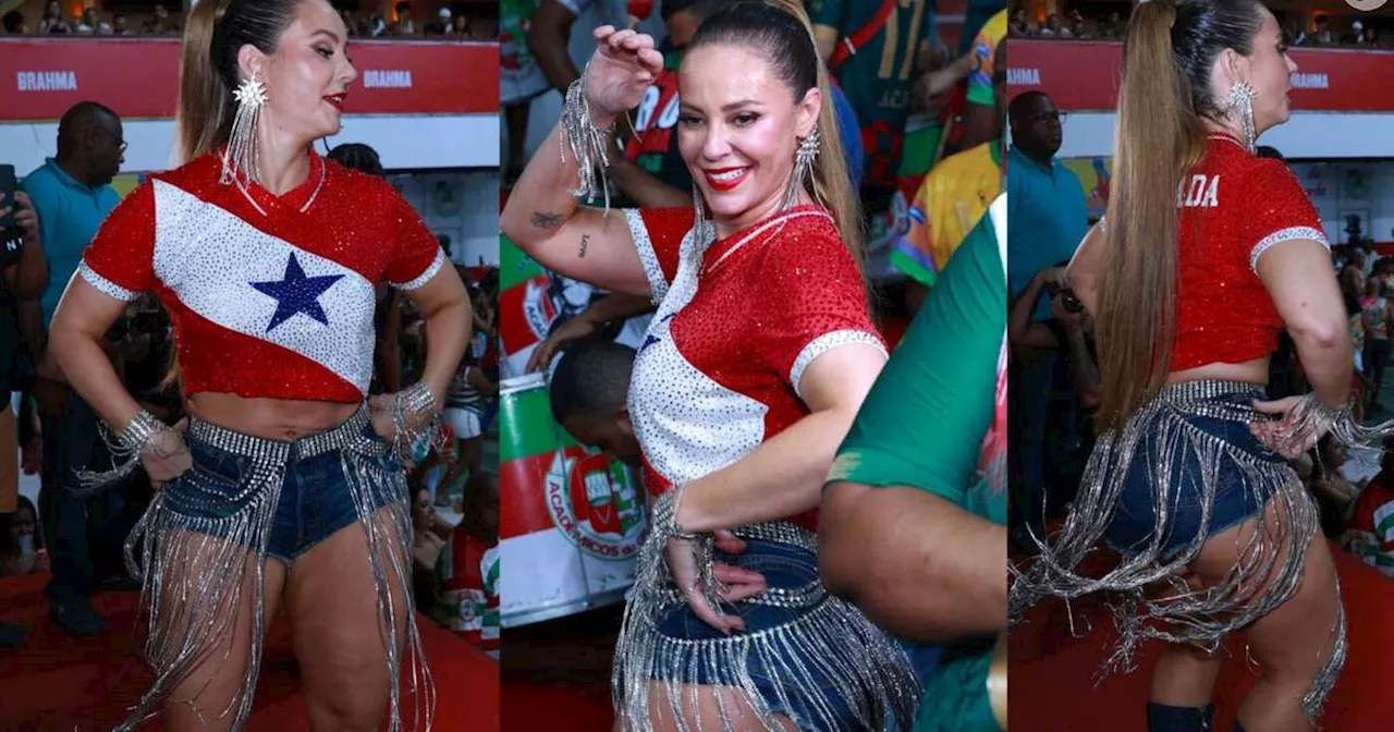 Paolla Oliveira exalta o Pará em look vibrante no ensaio da Grande Rio; veja fotos