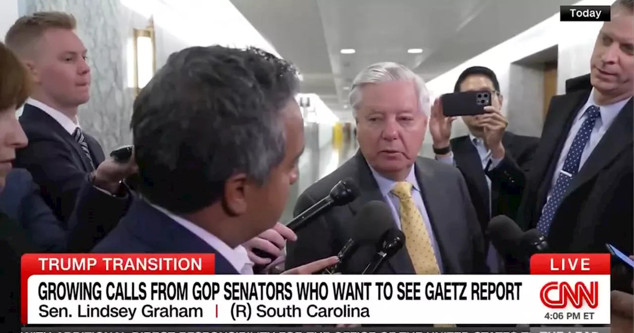 Lindsey Graham Says AG Pick Matt Gaetz Shouldn’t Be ‘Disqualified’ for Underage Sex Allegations