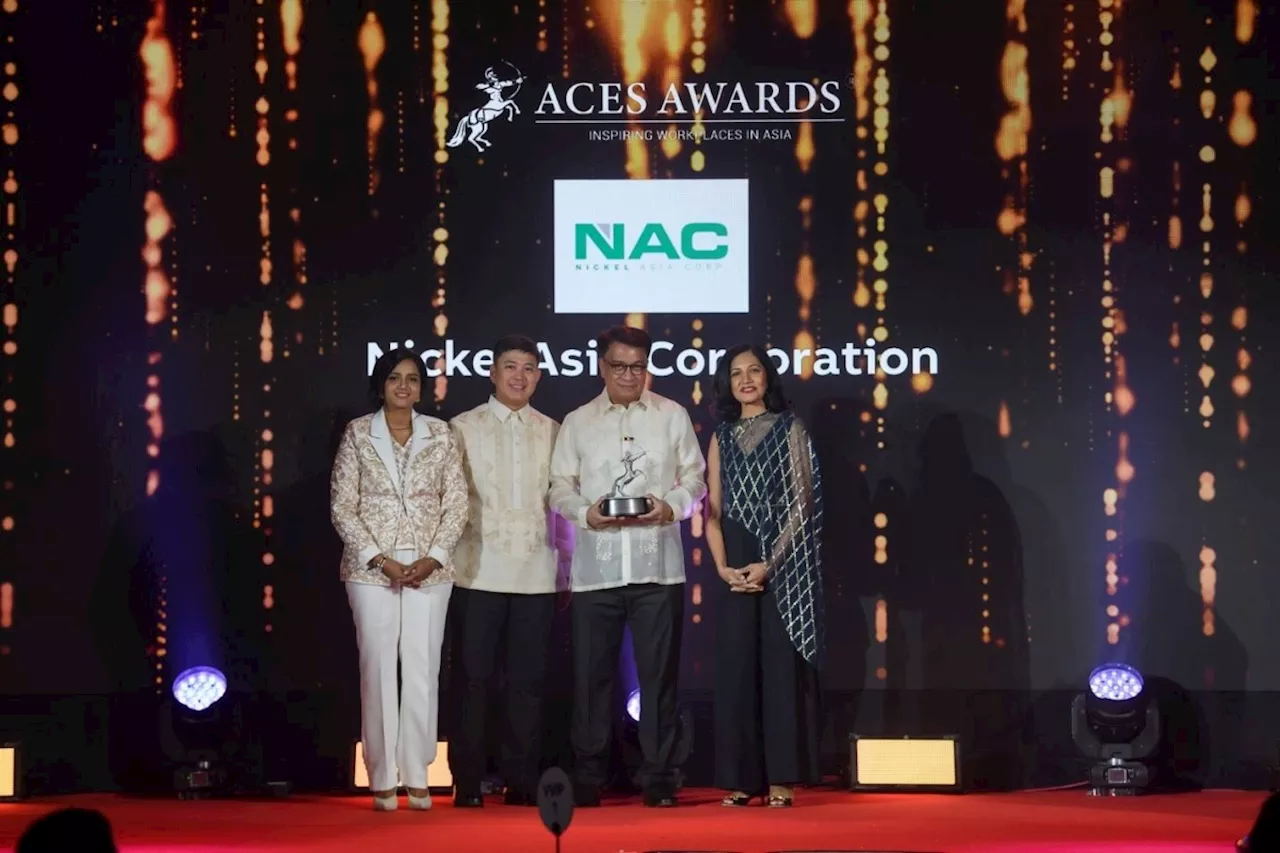 Nickel Asia Corp. bags Most Inspiring Workplace Award by ACES