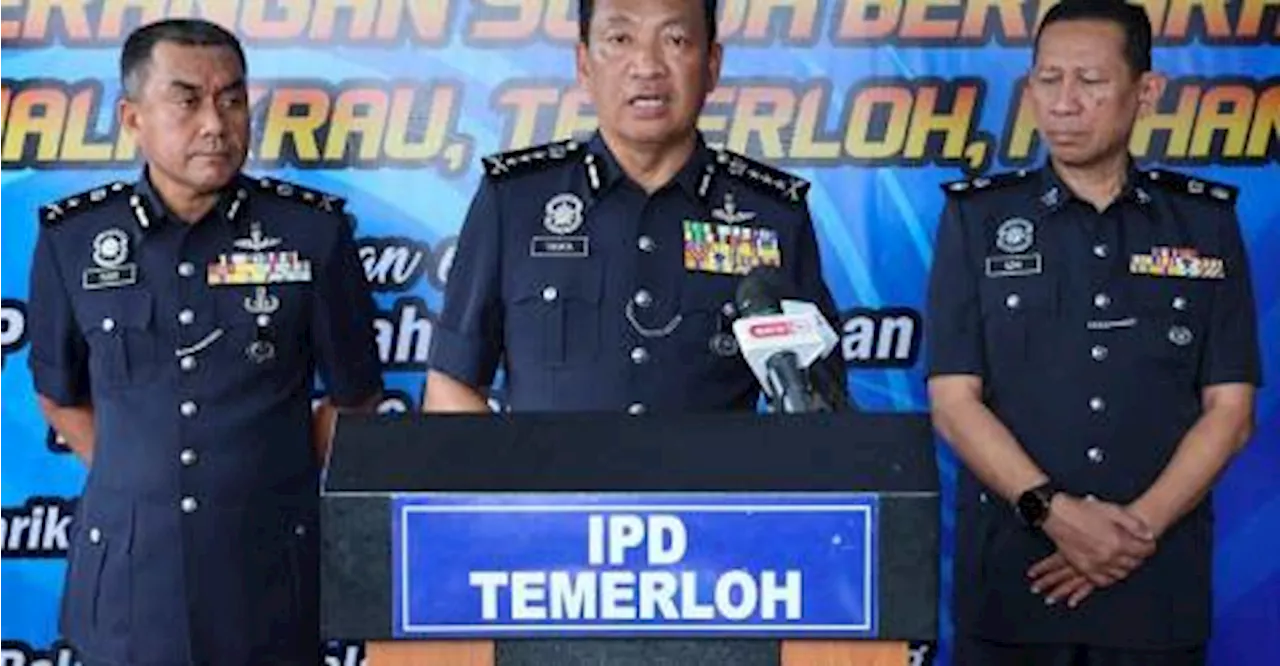 Police severe drug pipeline to Jengka with arrest of five in Maran