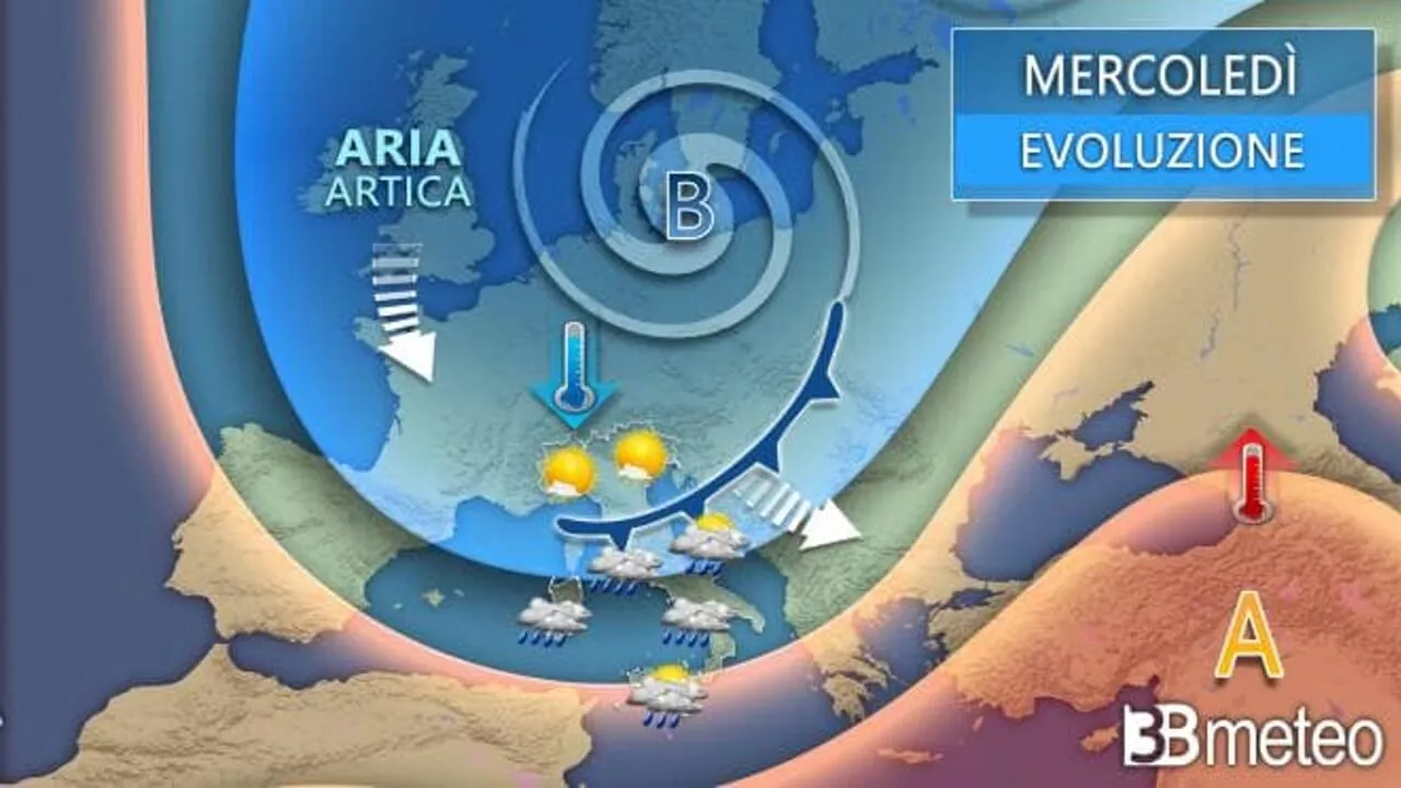 La burrasca "artica" sull'Italia: arriva la neve, temperature giù di 10 gradi