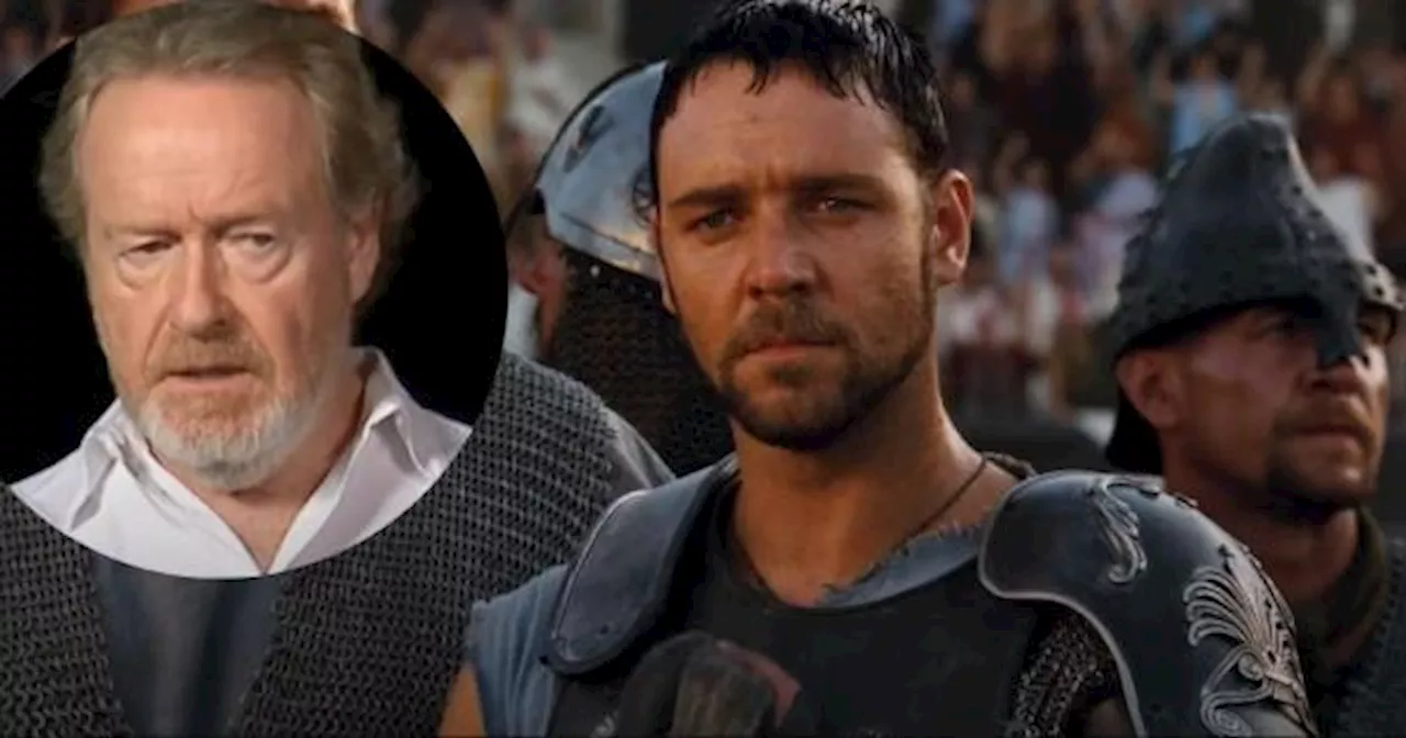 ¿Siguen siendo amigos? Esta es la razón por la que Ridley Scott no consultó a Russell Crowe para 'Gladiador II'