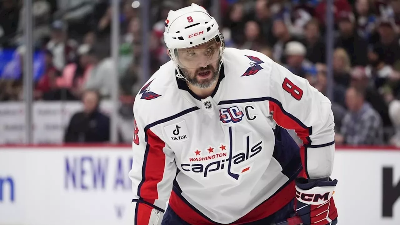 Capitals put Ovechkin on IR, ruling him out at least a week