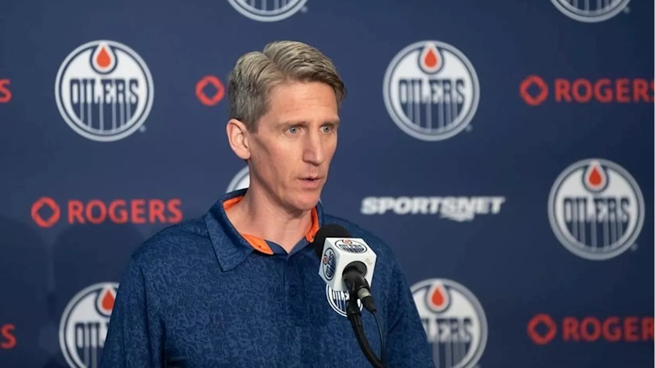 Knoblauch navigating first full season with Oilers following Cup final run