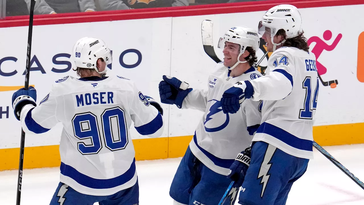 Point's OT winner helps Lightning rally past Penguins