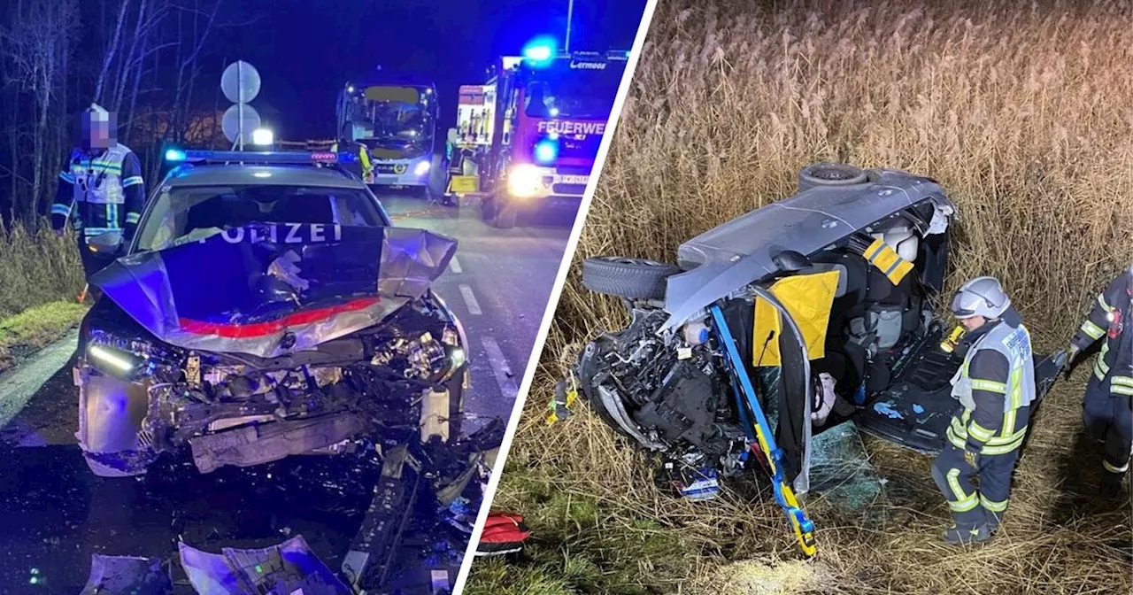 Fotos vom Unfall auf der Ehrwalder Straße