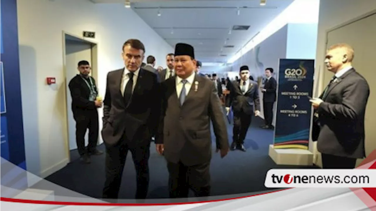 Bertemu Presiden Prancis, Prabowo Bahas Pengadaan Jet Tempur Rafale hingga Kapal Selam