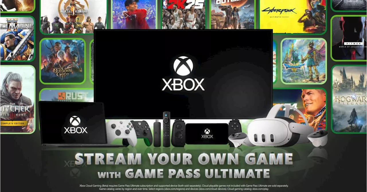 Xbox cloud streaming expands beyond Game Pass to games you own