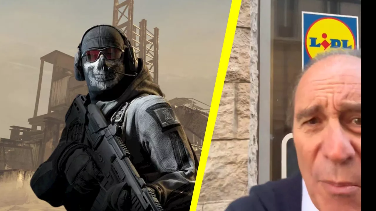 Internet Billionaire turns up to fight Call of Duty gamer outside Lidl supermarket 