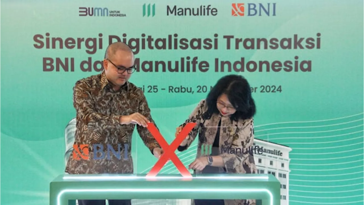 BNI Optimalkan Layanan Digital untuk Permudah Nasabah Manulife Bayar Premi