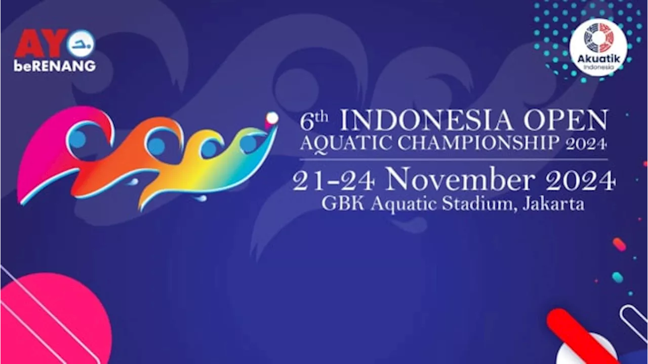 Kejuaraan Renang Nasional 6th Indonesia Open Aquatic Championships 2024: 900 Perenang dari 176 Klub Berebut Gelar Juara