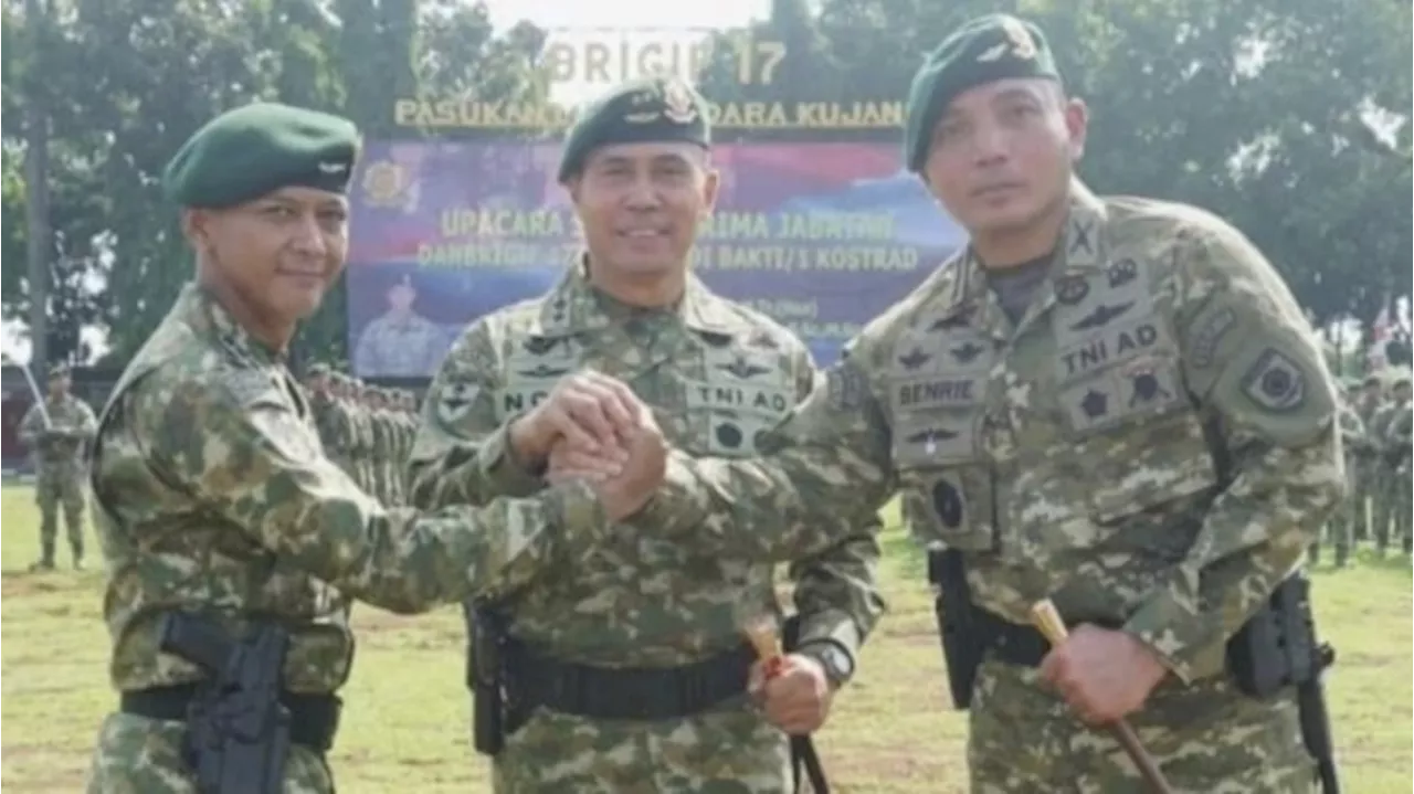 Kolonel Benrie, Putra Sulung Menhan Sjafrie Kini Jabat Komandan Brigif 17 Kostrad