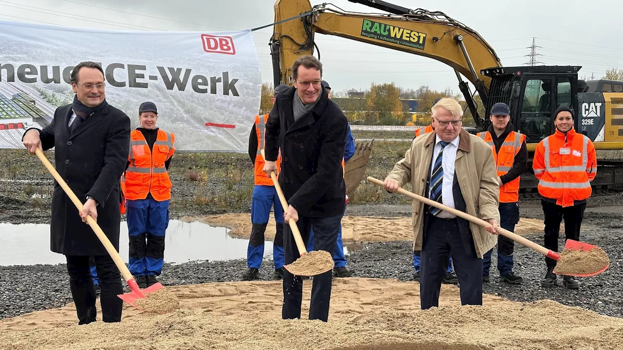 Spatenstich für 400-Millionen-Projekt: ICE-Werk Dortmund kommt