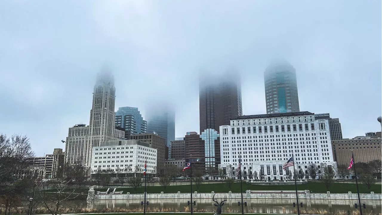 Columbus Weather: Foggy morning, with rain and strong winds on deck